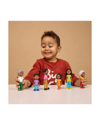 Família de Pele Escura - 8 Figuras