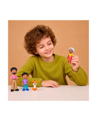 Família de Pele Escura - 8 Figuras