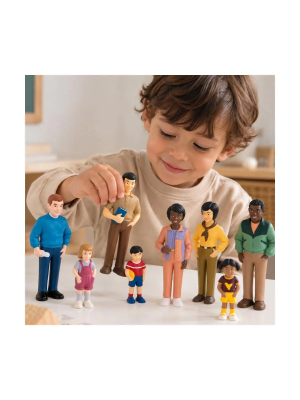 Famílias Diversas do Mundo - 9 Figuras