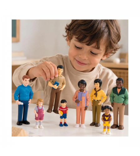 Famílias Diversas do Mundo - 9 Figuras