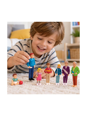Família Europeia - 8 Figuras