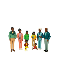 Família Africana - 8 Figuras