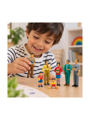 Família Asiática - 8 Figuras