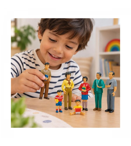Família Asiática - 8 Figuras