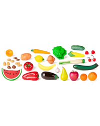 Frutas, legumes e frutas secas - Caixa - 35 unidades