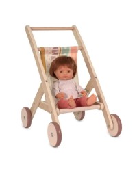 Carro de Bonecas de Madeira