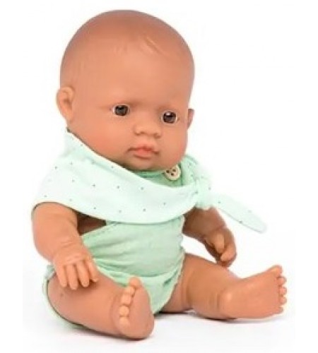 Boneco Menino Latino com roupa - 21 cm
