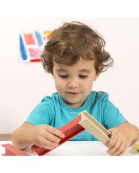 Vigas Ecológicas - Conjunto de Construção (32 Peças)