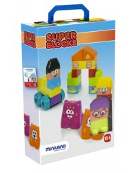 Super Blocks: Pets / Animais - 20 Peças