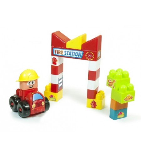 Super Blocks: Fire Station / Bombeiros - 22 Peças