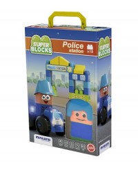 Super Blocks: Police Station / Polícia - 18 Peças