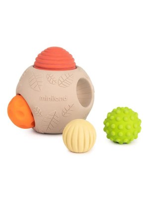 Bolas Sensoriais em Borracha Natural - Conjunto de 5 Bolas