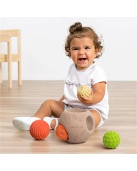 Bolas Sensoriais em Borracha Natural - Conjunto de 5 Bolas