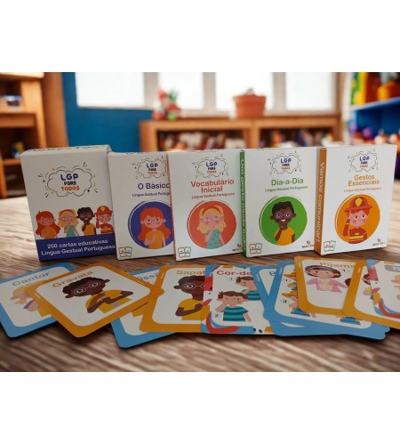 Pack Colecção “Língua Gestual Portuguesa para todos”