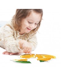 Maxi Puzzles Comida Saudável - 9 Puzzles