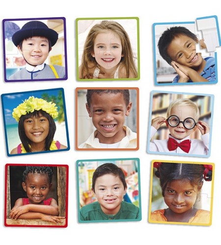 Puzzles Crianças Felizes do Mundo - 12 Puzzles