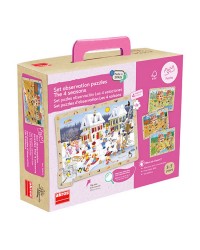 Conjunto de Puzzles de Observação - As 4 Estações - 4 Puzzles