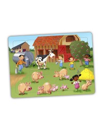 Conjunto de Puzzles de Cooperação - A Quinta - 4 Puzzles