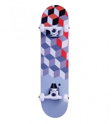 Skate - Cubos Vermelhos e Cinza