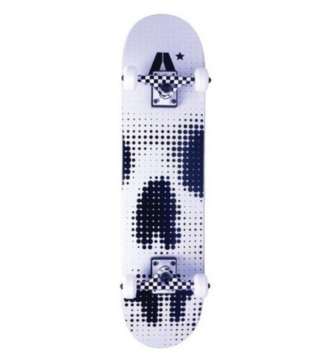 Skate -  Caveira Preto e Branco