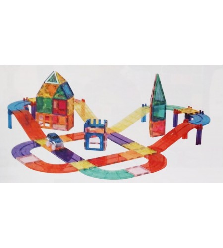 Circuito de Carros Magnéticos - 108 Peças