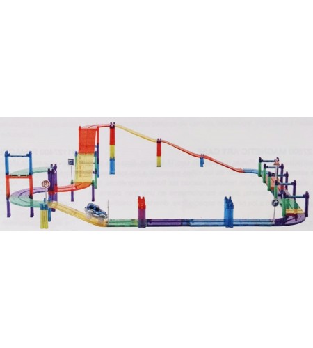 Circuito de Carros Magnéticos - 72 Peças
