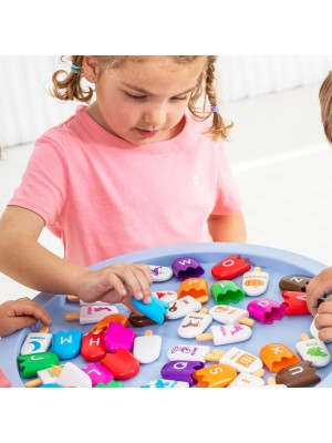 Mini Gelados Alfabeto - 26 peças