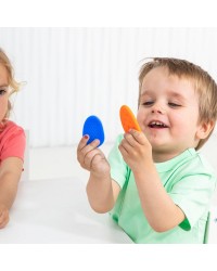 Pedras Sensoriais de Silicone - conjunto de 6