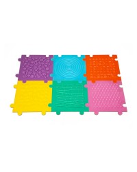 Placas Sensoriais de Encaixe para Chão - 6 placas