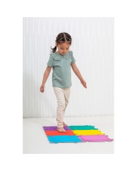 Placas Sensoriais de Encaixe para Chão - 6 placas