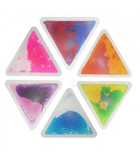 PISO SENSORIAL LÍQUIDO - Triângulos