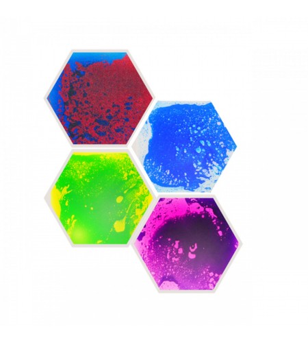 PISO SENSORIAL LÍQUIDO - Hexágonos