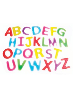 Alfabeto Sensorial Translúcido - 26 Peças