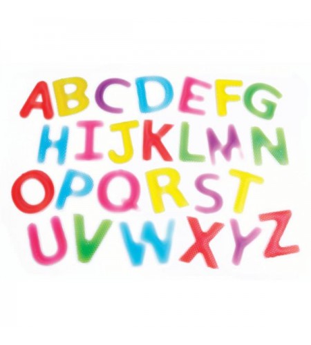 Alfabeto Sensorial Translúcido - 26 Peças