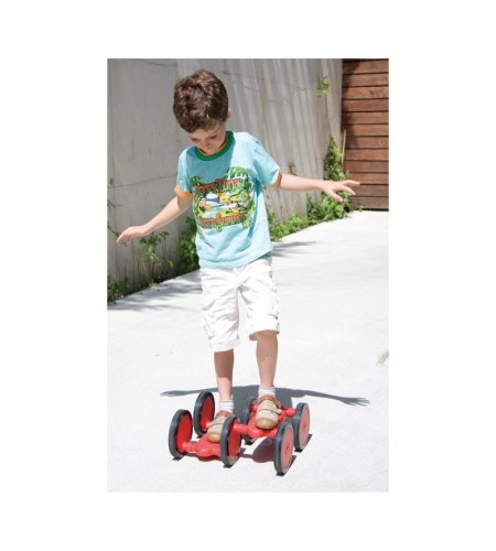 PEDAIS COM 6 RODAS ANTIDERRAPANTES