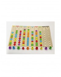 Ábaco de Formas / Formas Geométricas para Empilhar (50 Peças)