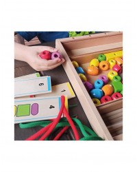 Ábaco de Formas / Formas Geométricas para Empilhar (50 Peças)