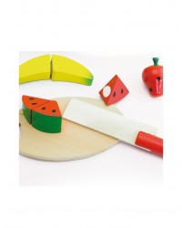 Comida de Madeira para Cortar