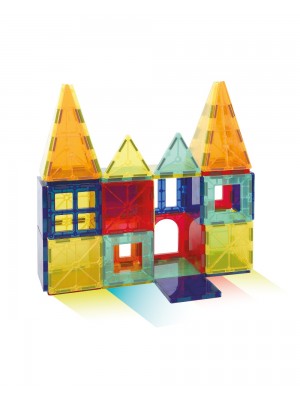 Peças Magnéticas Translúcidas - 3D Color Magnetic Tiles - 32 Peças