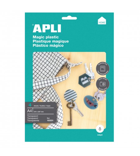 Papel Mágico Imprimível - Bloco de 4 folhas A4