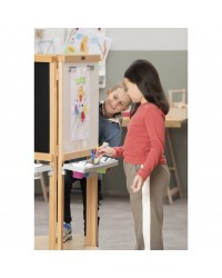 Cavalete de Pintura com 3 Lados - Múltiplas Superfícies