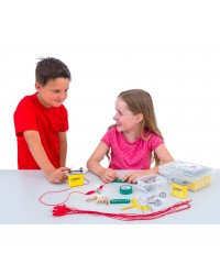 Kit 7 Estações Eletricidade e Circuitos - 530 Peças