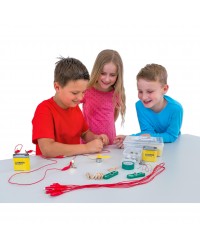 Kit 7 Estações Eletricidade e Circuitos - 530 Peças