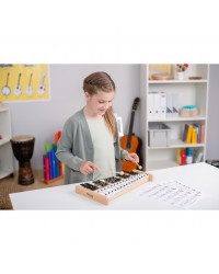 Metalofone Glockenspiel - 27 placas Metalofone Glockenspiel - 27 placas