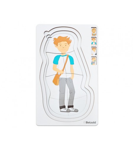 Puzzle 5 Camadas Menino - 28 peças