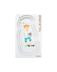 Puzzle 5 Camadas Menino - 28 peças