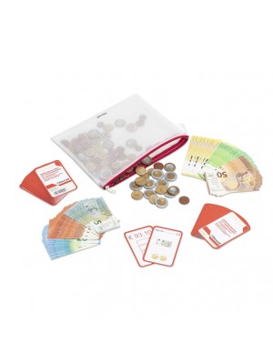 Kit de Euros - Notas e Moedas - 196 peças