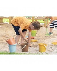 Conjunto de Baldes, Pás e Colheres em Bioplástico - 30 Peças