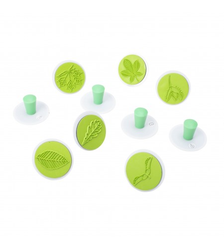 Carimbos com Pega Folhas - 10 unidades