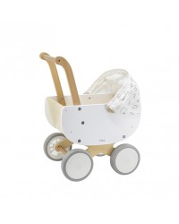 Carro de Bonecas de Madeira